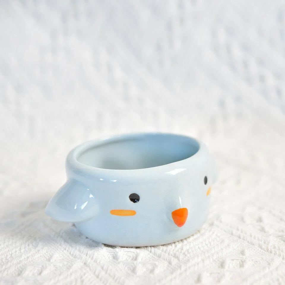 Mameru Ceramic Bird Feeder ถ้วยนกเซรามิคตรามาเมรุ