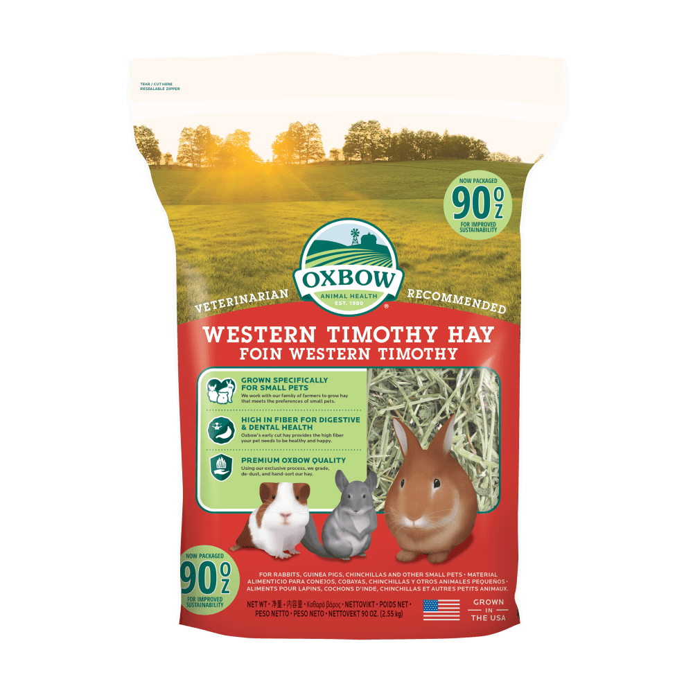 Oxbow Western Timothy for Rabbit and Guinea Pig หญ้าทิมสำหรับกระต่ายและแกสบี้ (1.13kg and 2.25kg)