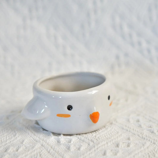 Mameru Ceramic Bird Feeder ถ้วยนกเซรามิคตรามาเมรุ